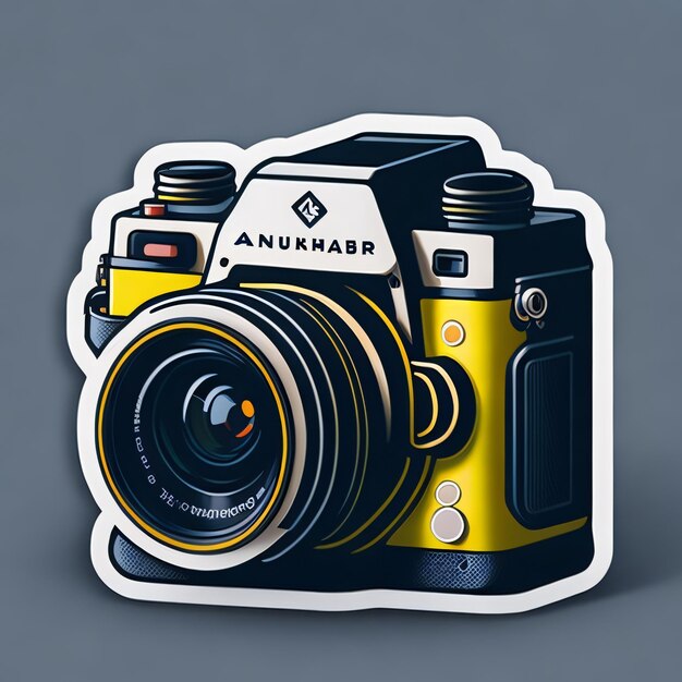 Schattig schattig grillig dier karakter in vector illustratie sticker stijl