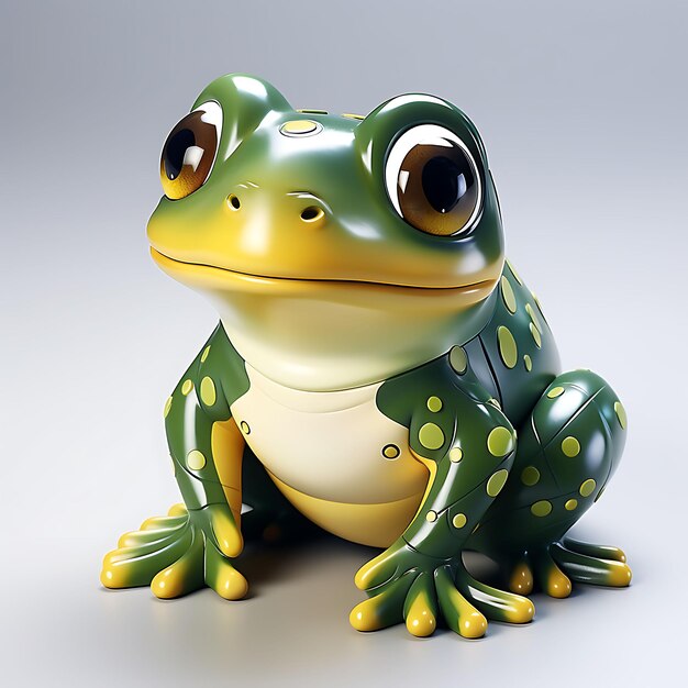 Schattige dieren Charmante 3D-gerenderde creatieve eenvoud in schattige Fatness Blender C4D Clay-stijl