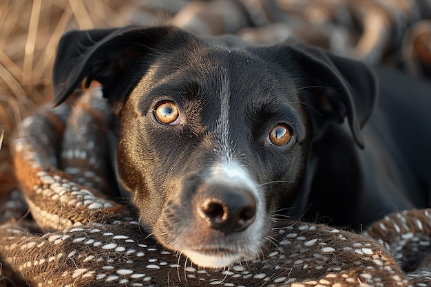 schattige hond behang achtergrond