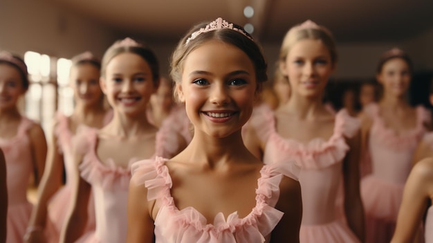 schattige kleine ballerina