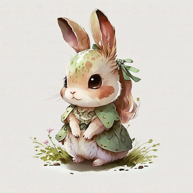 Schattige kleine Bunny-kawaii