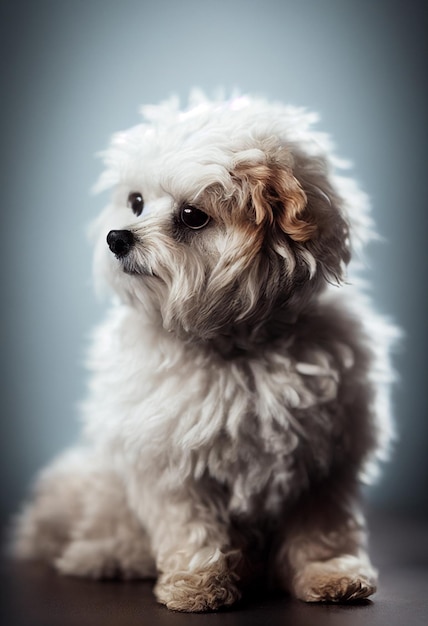 Schattige kleine Maltipoo-puppyhond