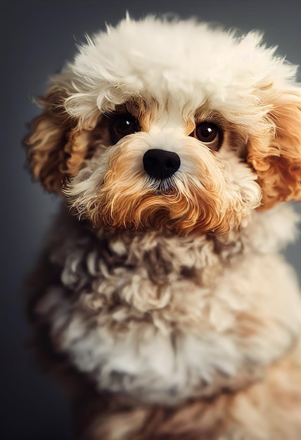 Schattige kleine Maltipoo-puppyhond