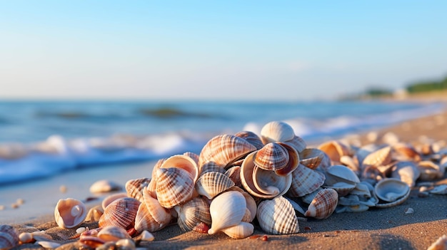 Foto schelpen strand schelpen strand