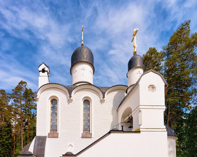 Foto schets van smolensky op het valaam-eiland, karelië in rusland