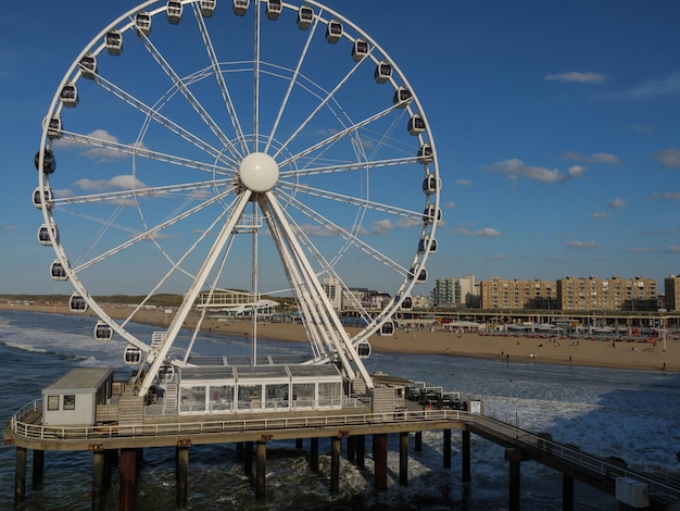 Foto scheveningen nel mar del nord nei paesi bassi