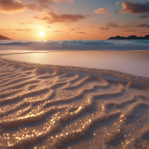 Schilderachtig tropisch strandlandschap