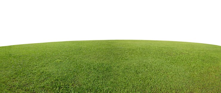 Foto schilderachtig uitzicht op de golfbaan tegen de lucht