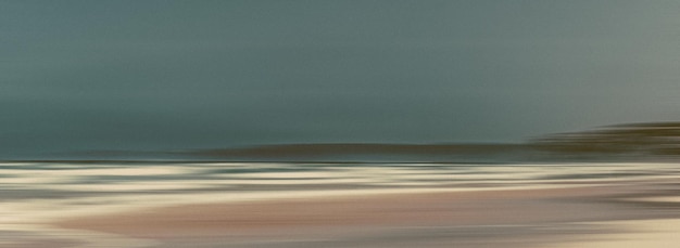 Foto schilderachtig uitzicht op de zee tegen de lucht