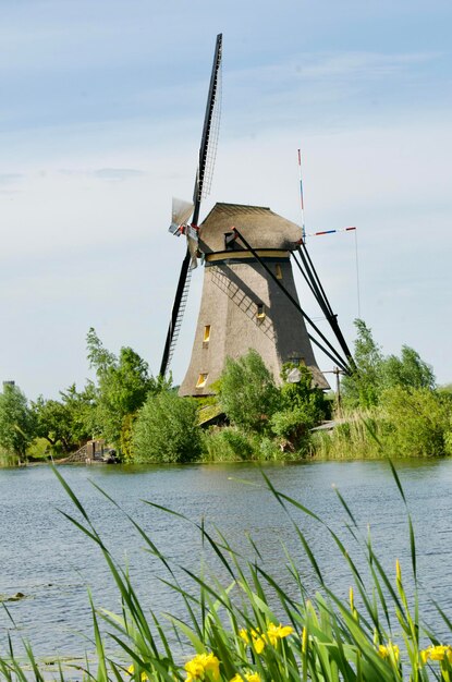 Foto schilderachtig uitzicht op de zee tegen de lucht