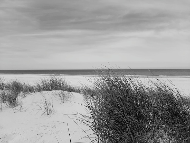 Foto schilderachtig uitzicht op de zee tegen de lucht