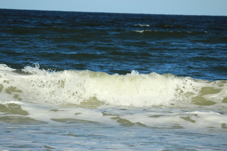 Foto schilderachtig uitzicht op de zee