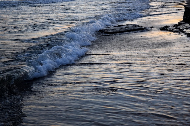 Foto schilderachtig uitzicht op de zee