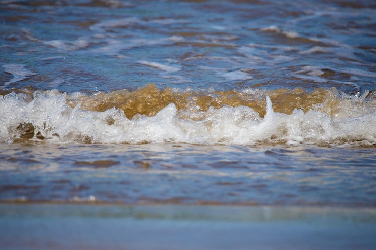 Foto schilderachtig uitzicht op de zee
