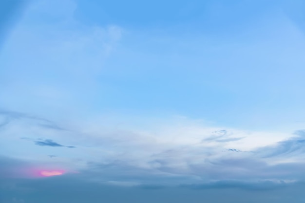 Schilderachtig uitzicht op een bewolkte hemel