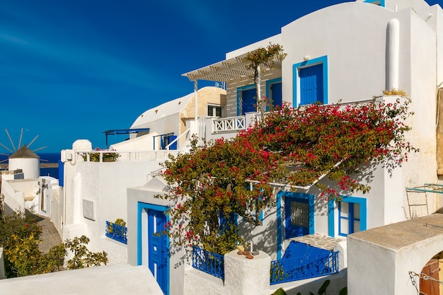 Schilderachtig uitzicht op Oia, Santorini, Griekenland