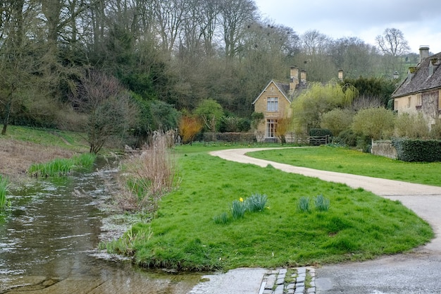 Schilderachtig uitzicht op Upper Slaughter Village