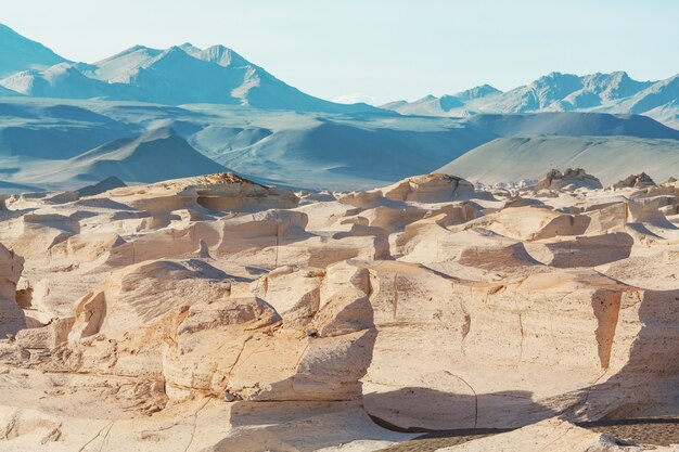 Schilderachtige landschappen van noord-argentinië. mooie inspirerende natuurlijke landschappen.