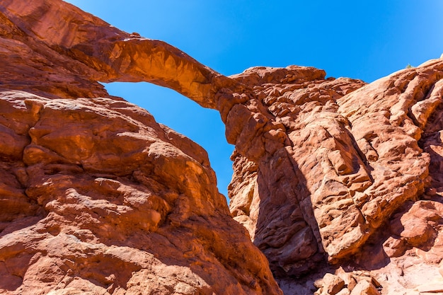 Schilderachtige landschapsboog in Arches National Park