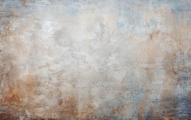 schilderij van een bruine en blauwe achtergrond met een witte en blauwe rand generatieve ai