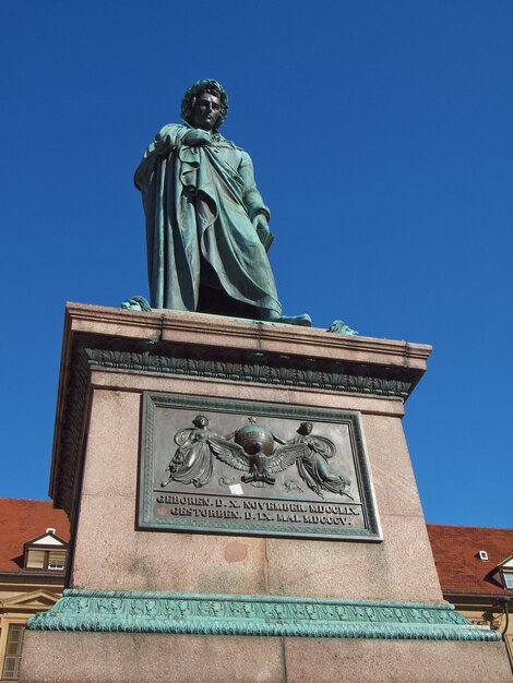 Schiller-standbeeld, Stuttgart