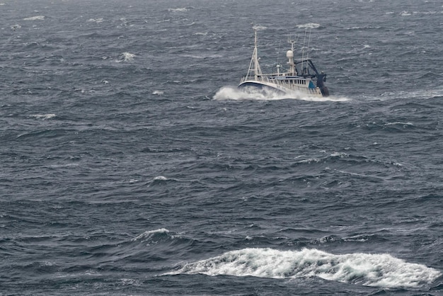 Schip in de storm