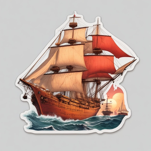 Schip Sticker