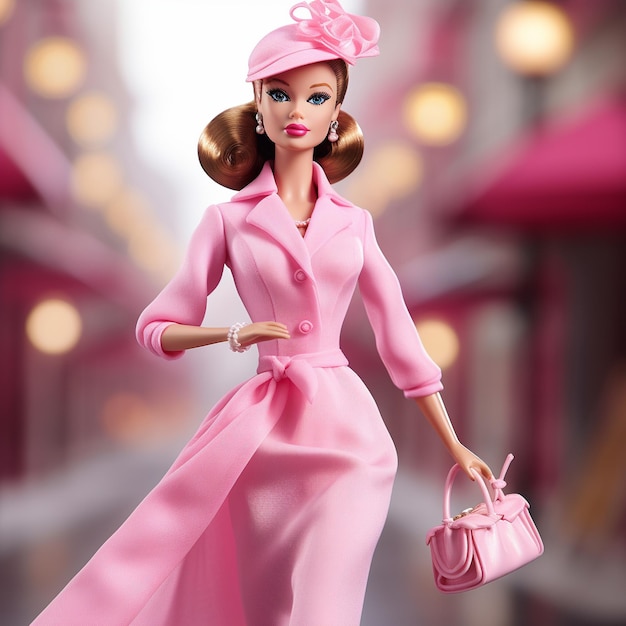Schitterende beelden van de elegantie van Barbie poppen