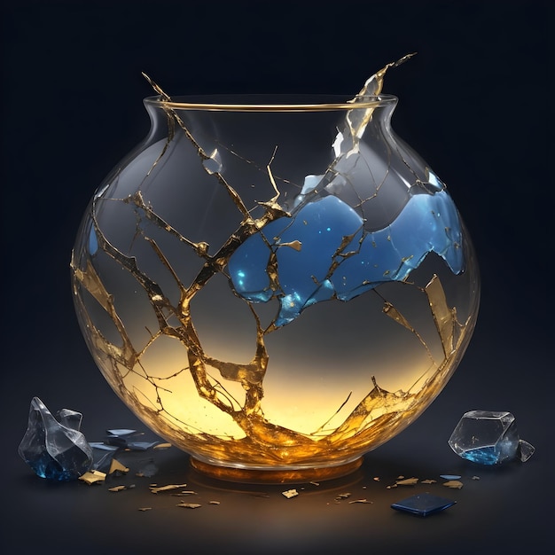 Schitterende heropleving De optimistische alchemie van Kintsugi Caldron