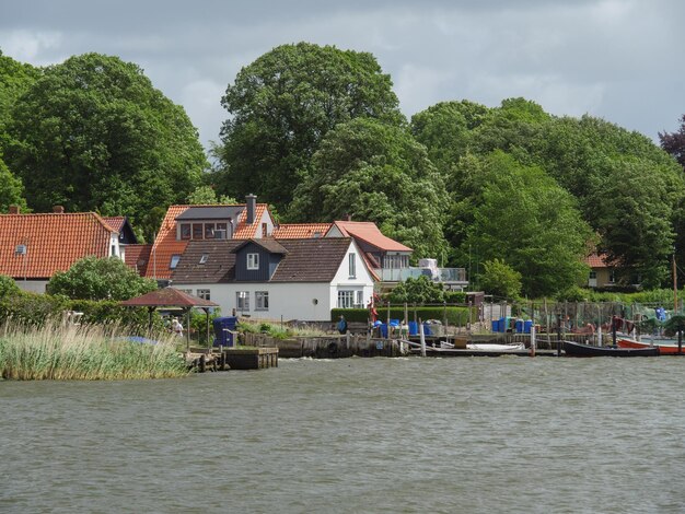 schleswig at the river schlei