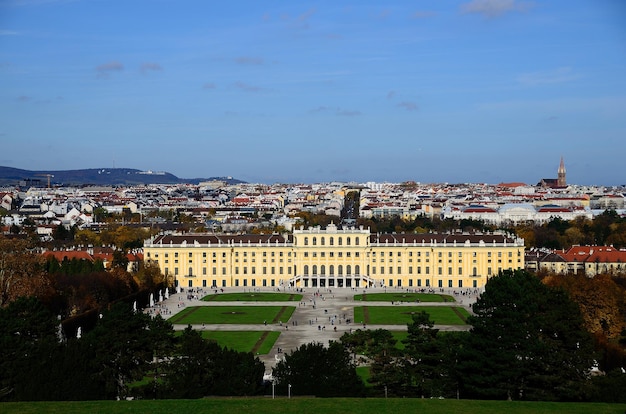 Schoenbrunn palace in vienna