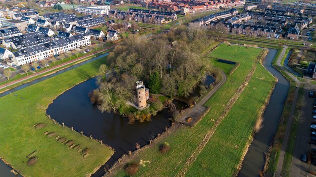 Schonauwen Castle, lokaal bekend als Kasteel Schonauwen in de provincie Utrecht in Nederland