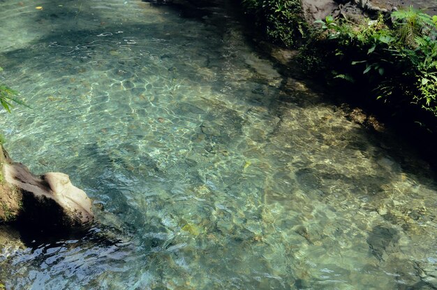 Schone heldere rivier in Indonesië