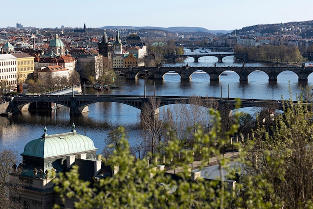 Foto schone stadsstraten van praag