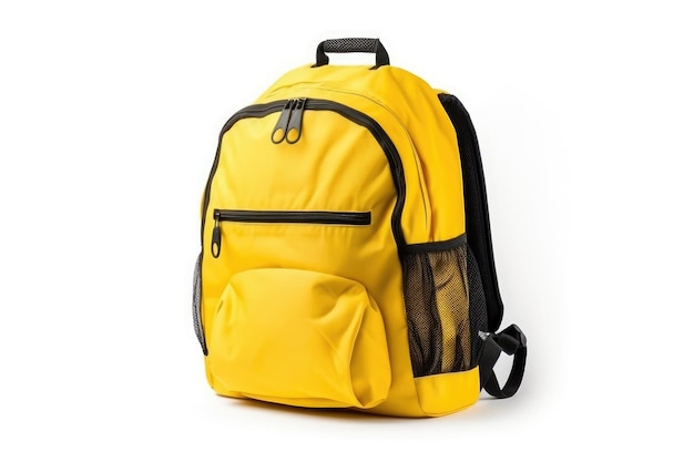 Premium Photo | School backpack isolated back to school generative ai