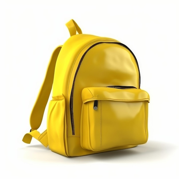 School backpack isolated Illustration AI GenerativexD