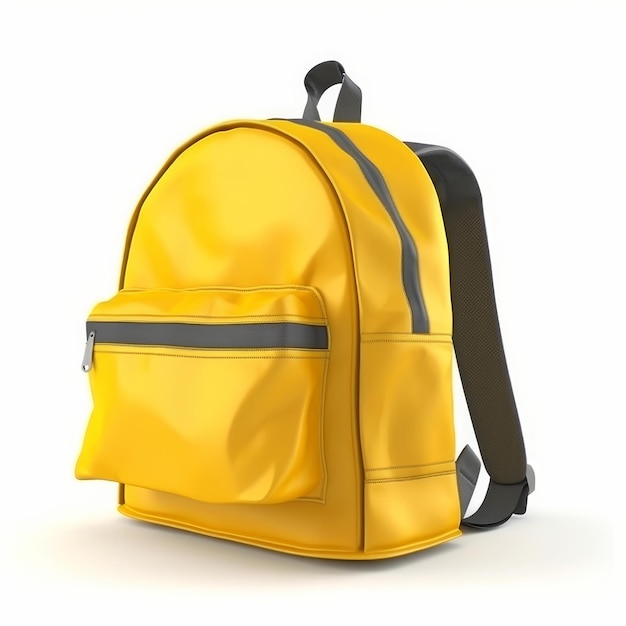 School backpack isolated Illustration AI GenerativexD