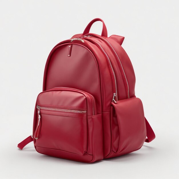 School backpack isolated