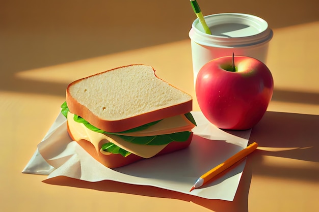 学校の朝食