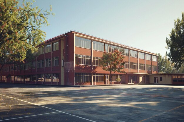 Photo school building exterior