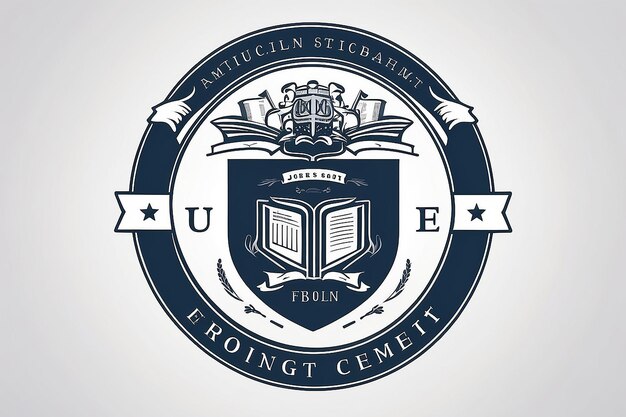 School Crest Logo Template