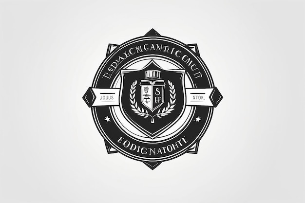 School Crest Logo Template