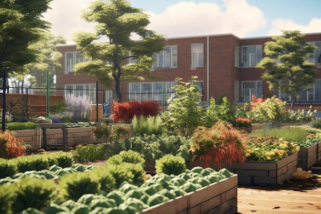 학교 정원 프로젝트: 학생들과 함께 심기