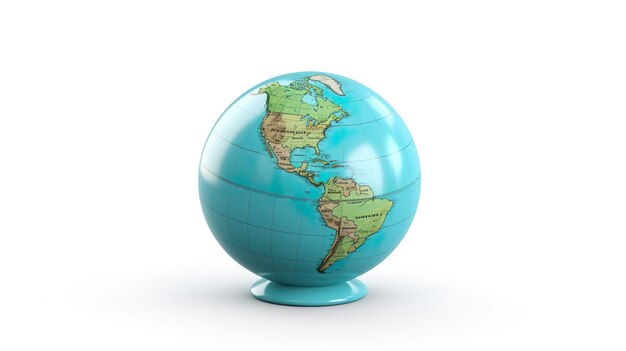 School globe illustration geography map model