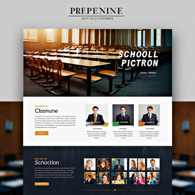 Photo school presentation template