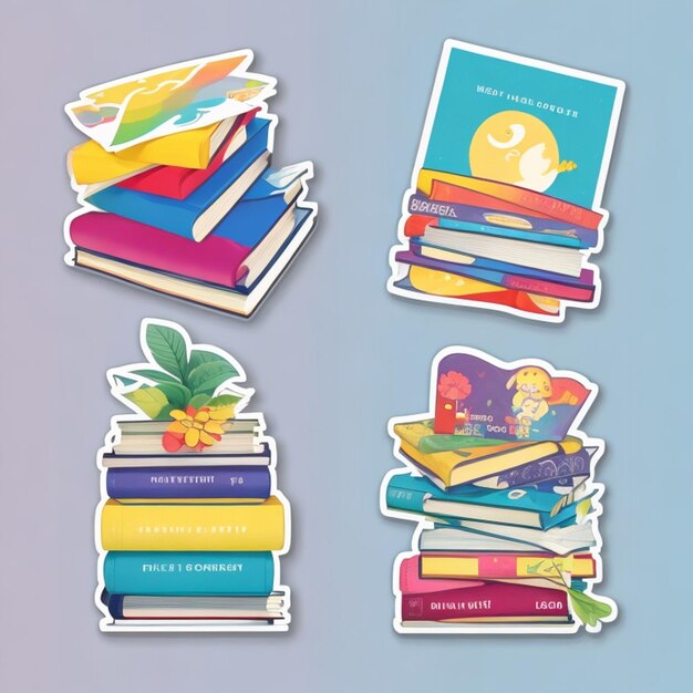 Photo school stickers