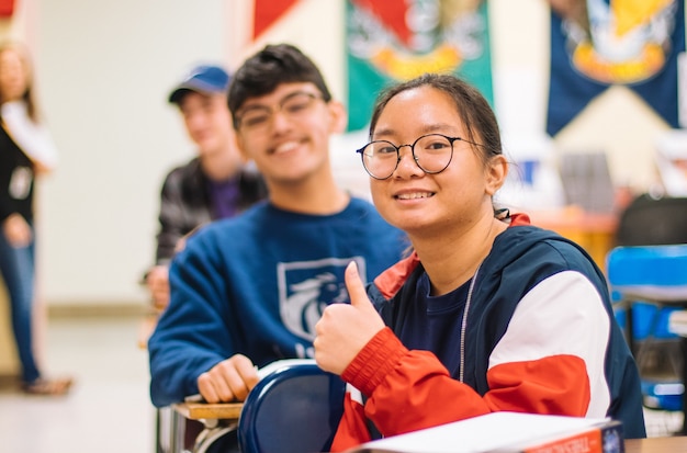 写真 学校の生徒