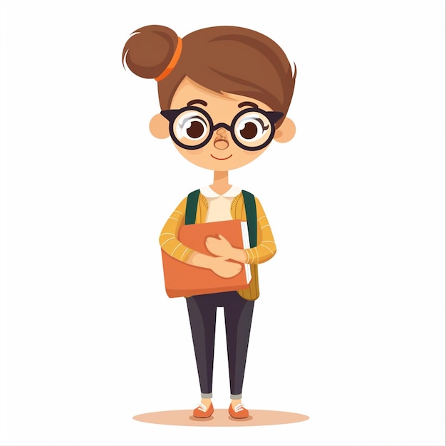 school teacher education knowledge illustration happy concept design vector classroom book