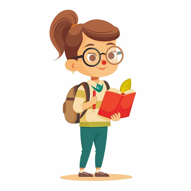 school teacher education knowledge illustration happy concept design vector classroom book