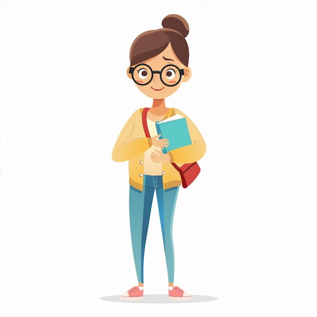 school teacher education knowledge illustration happy concept design vector classroom book